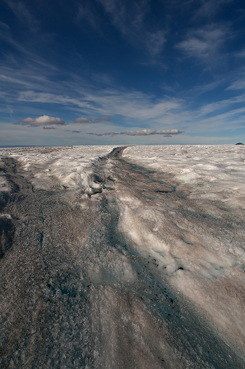 Meltwater channels - Solomon Glacial melt channels